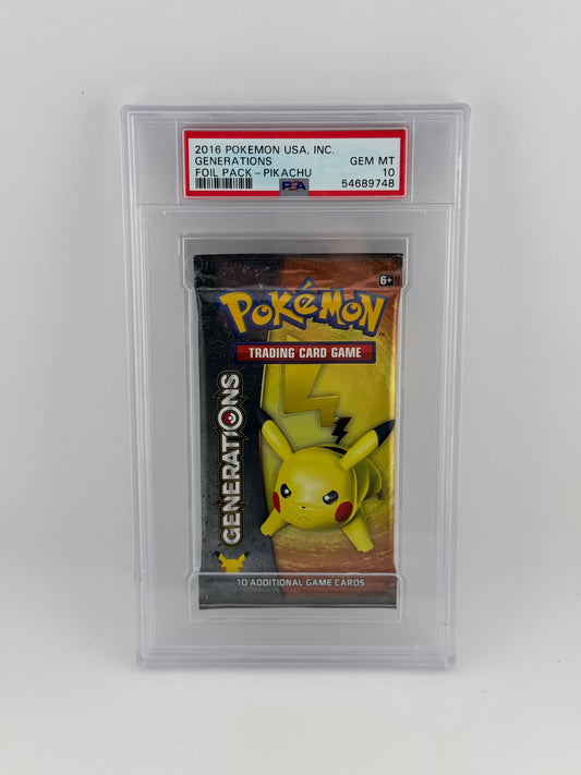2016 Pokemon Generations Foil Pack Set PSA 10