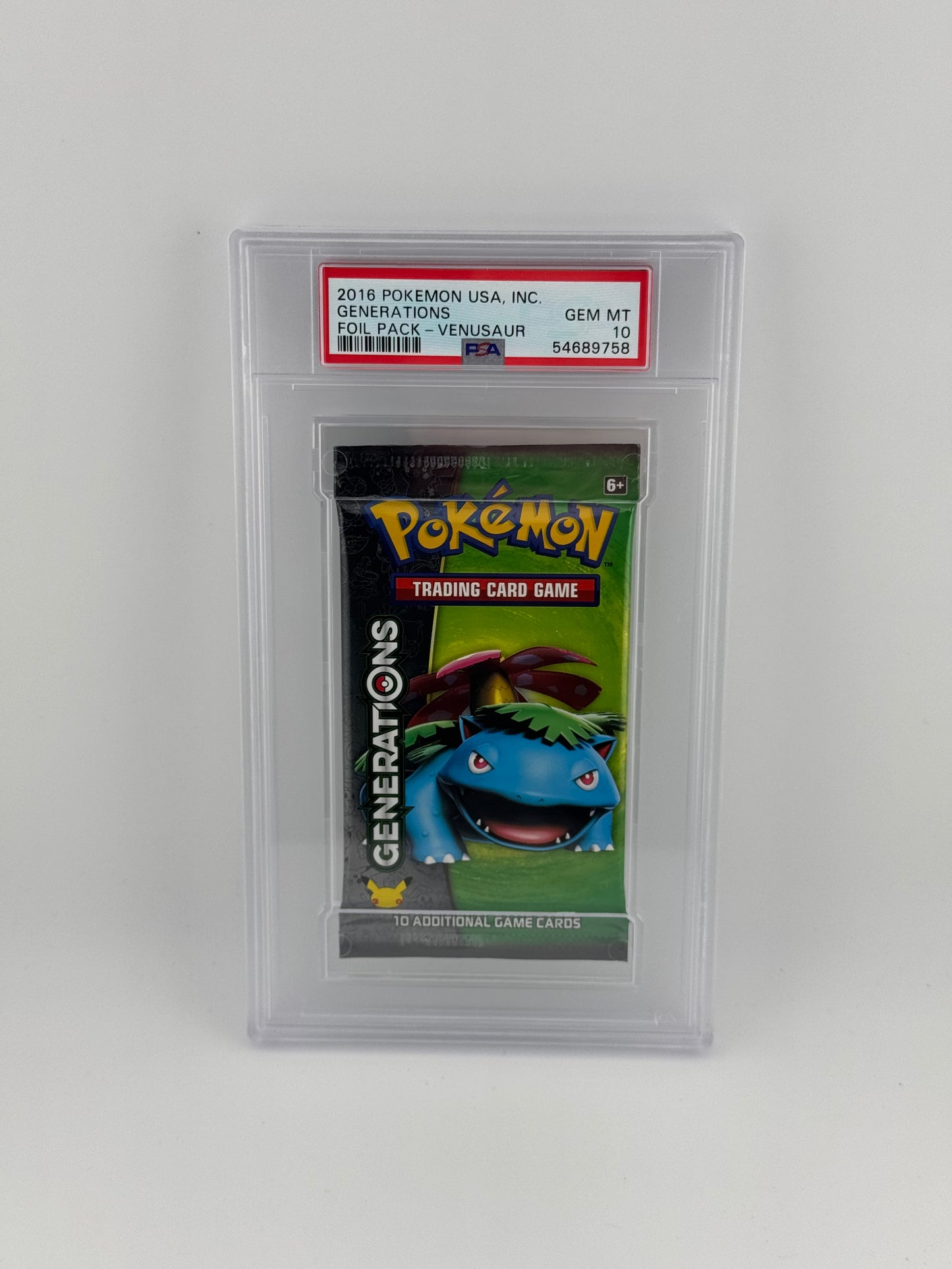 2016 Pokemon Generations Foil Pack Set PSA 10