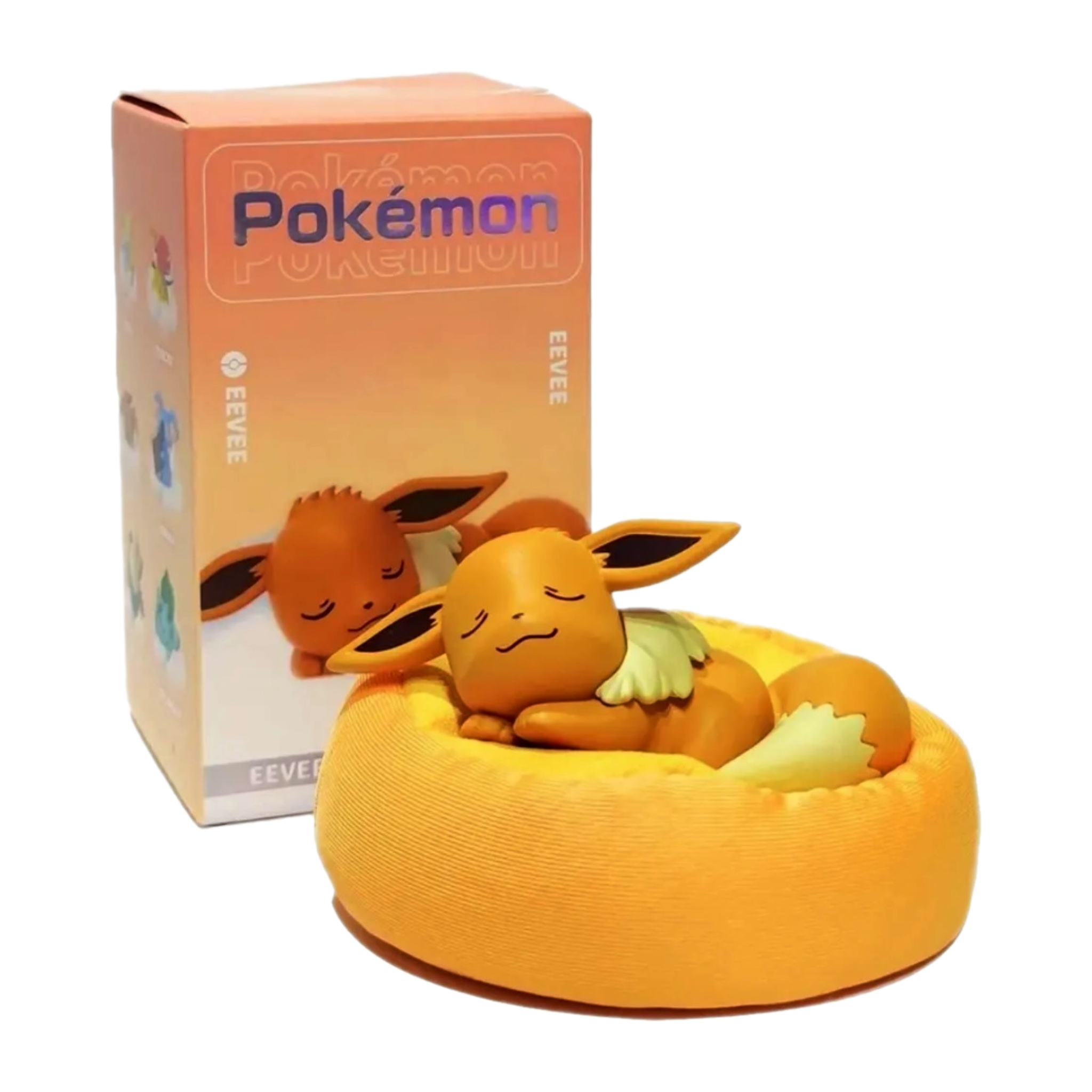Pokemon TCG: Sleeping Snorlax, Eevee, Pikachu, Komala, Bulbasaur, and Jirachi